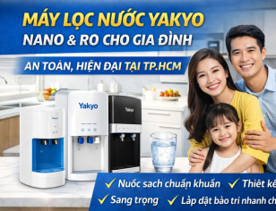 Máy lọc nước Yakyo gia đình hiện đại an toàn nhập khẩu Hàn Quốc